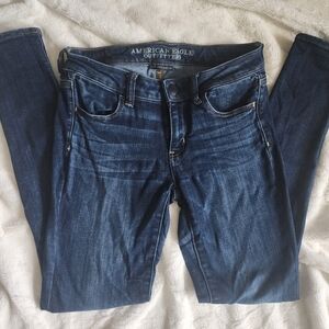 American Eagle Outfitters Dark Blue Jeggings